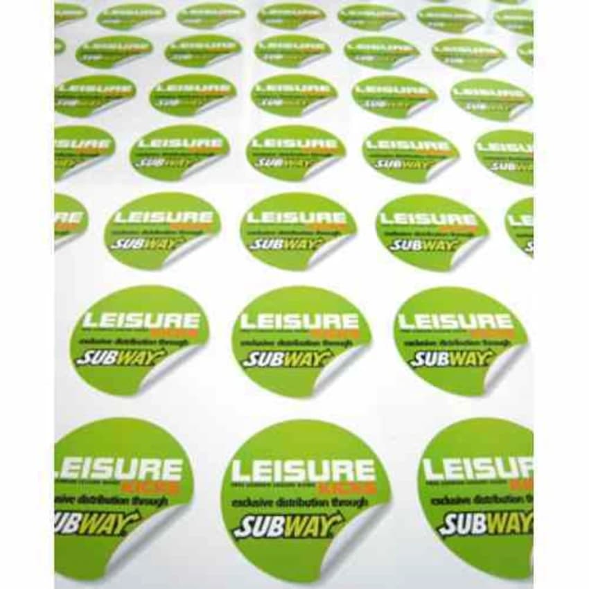 Round Custom Printed Stickers, Packaging Type: Roll