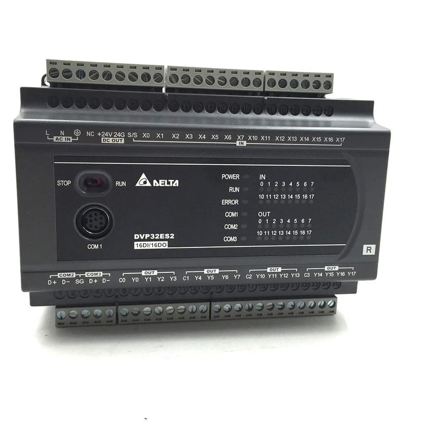 Delta DVP32ES200R 16 Input 16 Output Programmable Logic Controllers