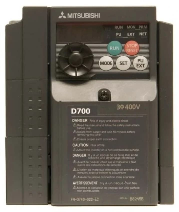 Mitsubishi FR D740 036 E16 VFD, 480 V