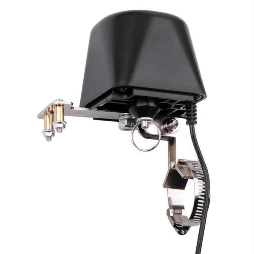 Black Polycarbonate SmartiQo WiFi Smart gas and water valve