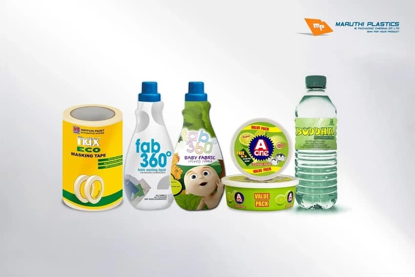 Multi Colour Printed PET Shrink Sleeves