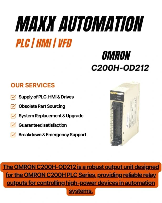 Omron C200H-OD212 Transistor Output Module 16-Point 24 VDC