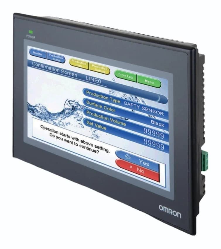 10 Inch Omron NB10-TW01B HMI, 320 x 240 Pixels
