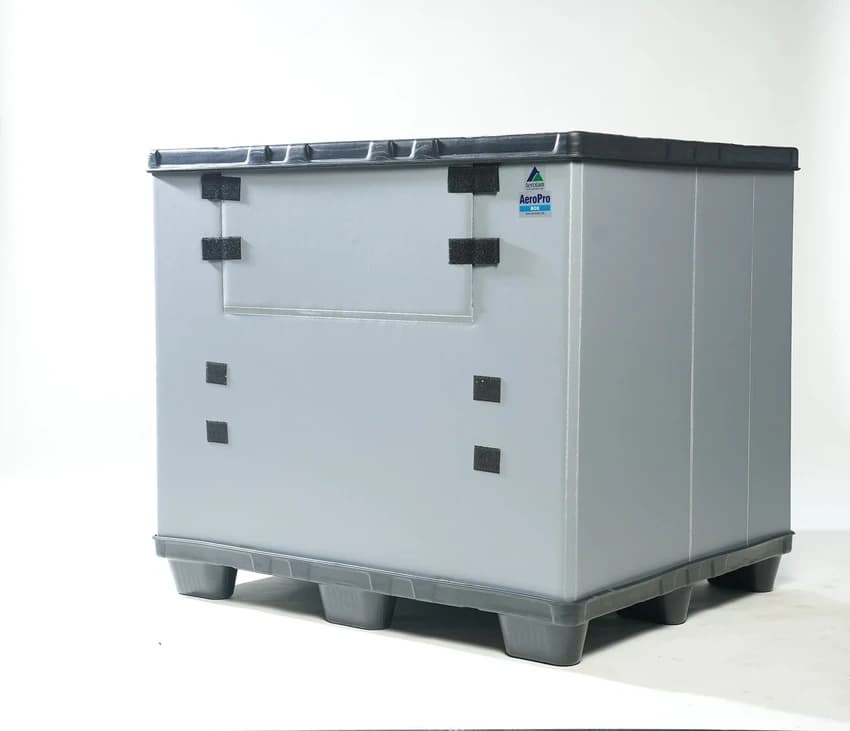 Grey Rectangular Aeropro Box - Compactable Container Box, Box Capacity: 500-1000KG
