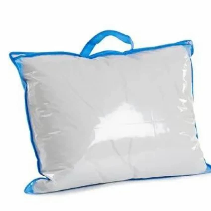 PVC Transparent Pillow Bag, For Shopping