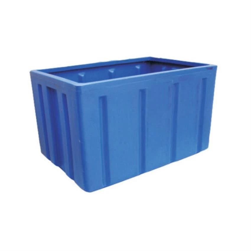 Blue Plastic Roto Moulded Crates