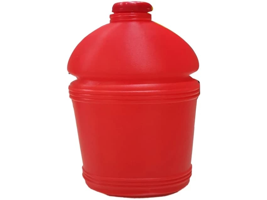 HDPE 1 Litre Red Plastic Ketchup Bottle