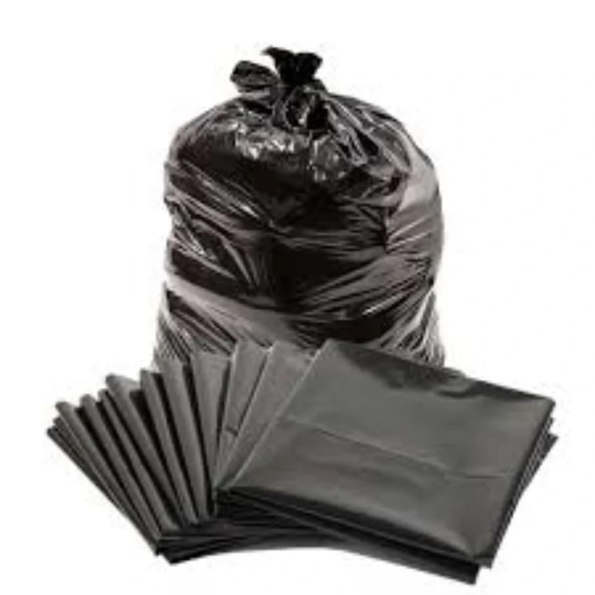 Black Disposable Garbage Bags, 19*21 (Inch)