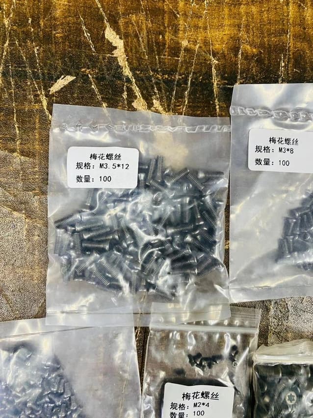Stainless Steel TORX SCREW & SHIM PIN IN GREY HARDENED QUALITY