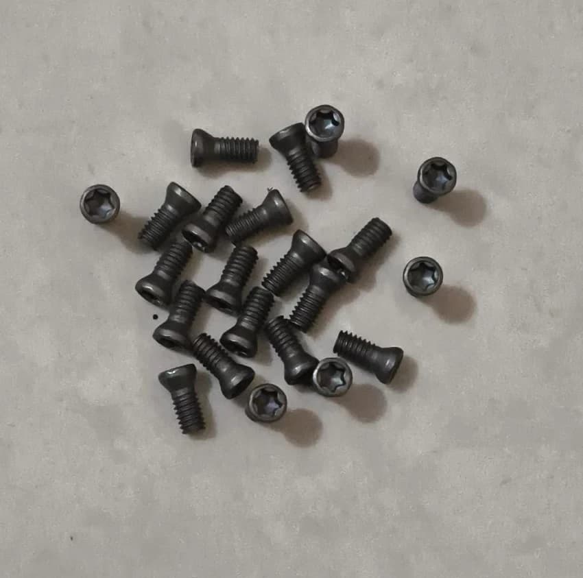 Galvanised Harden Torx Screw 2.5X6 For Milling Cutter