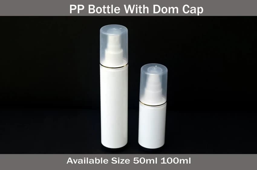 Transparent Plastic Perfume Bottle, Size: 50-100 ml