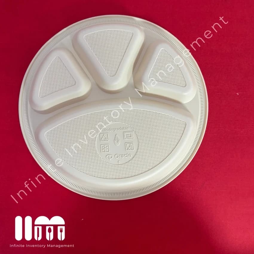 Cornstarch Disposable Plates