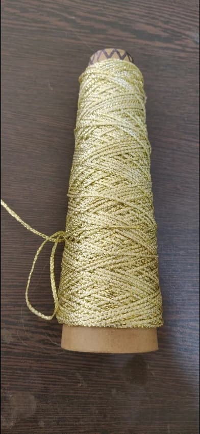 Polyester Cording Embroidery Dori, For Garment, Packaging Type: Roll