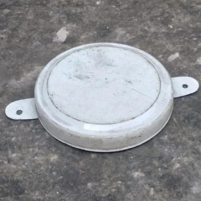 White 2 inch Tin Drum Cap Seal