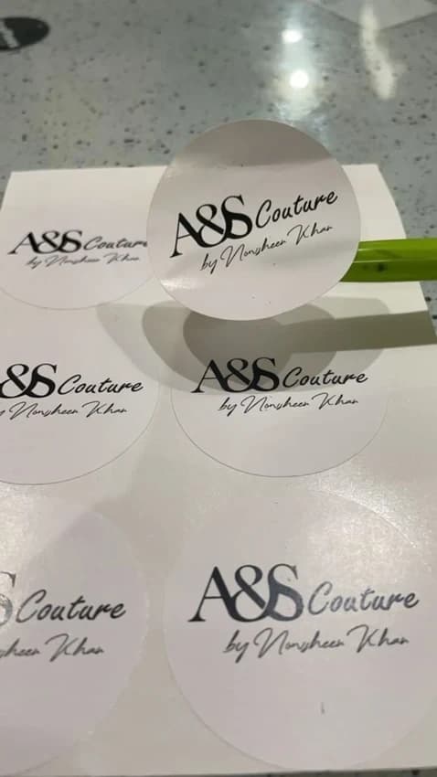 Labels Stickers For Garments, paper & Vinyl