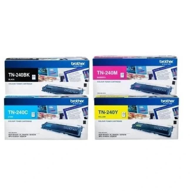 Brother Tn 240 Toner Cartridge Set