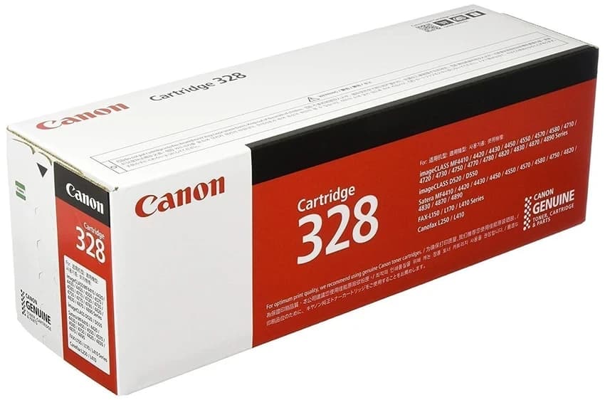 Canon 328 Black Toner Cartridge, 2100 Pages