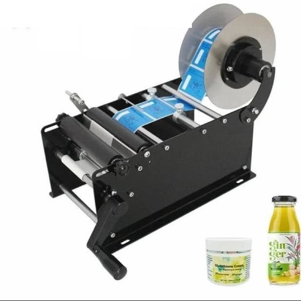 Manual Labeling Machine For Round Bottles, Capacity: Good