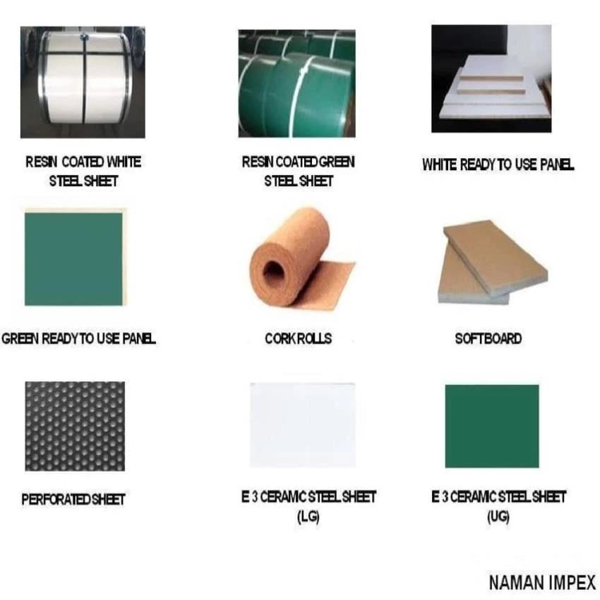 Ceramic Writing & Display Board Raw Material, Frame Material: Aluminium, Size/Dimension: Roll