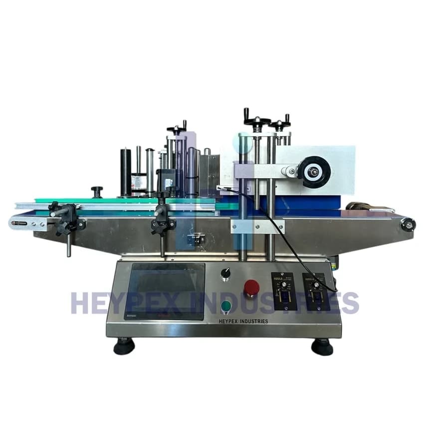 50Hz Automatic Sticker Labelling Machine, For Labeling On Round Bottle, 220