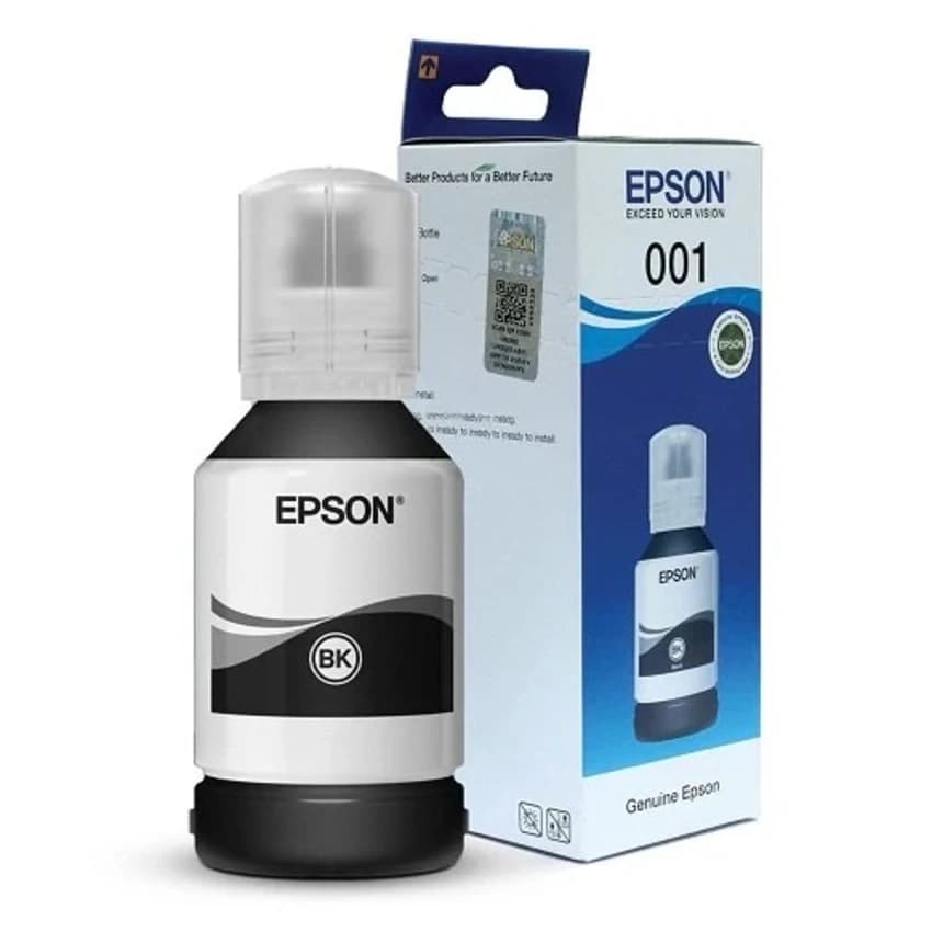 Epson 001 Printer Black Colour Ink, For Printing, Bottle