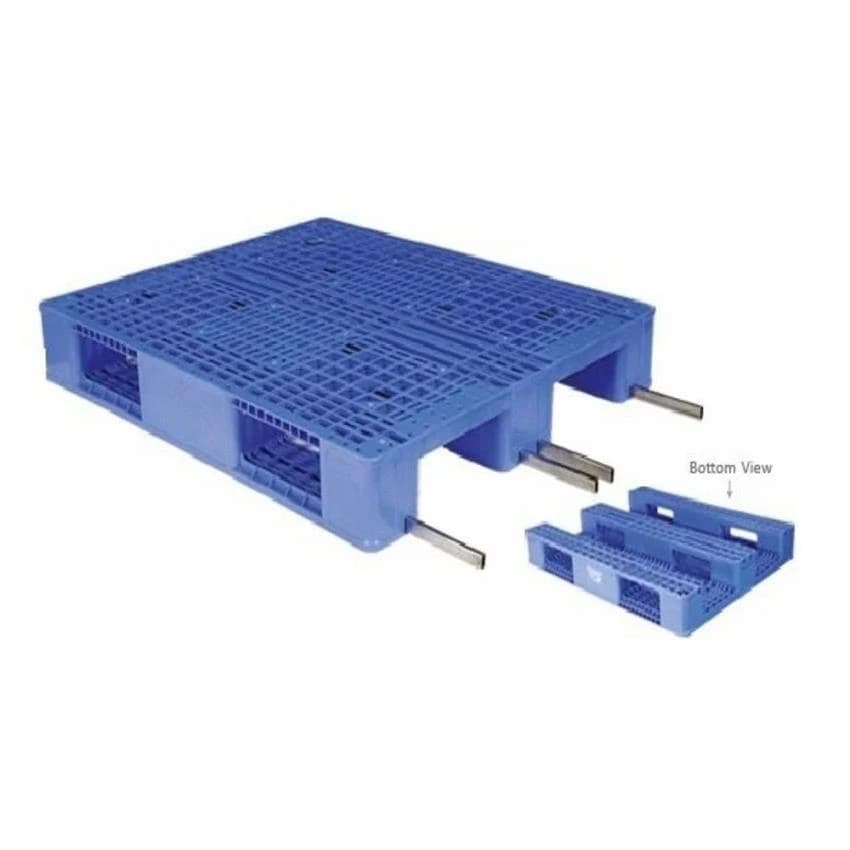 2 Way Polyethylene Industrial Plastic Pallet, For Storage, Capacity: 4000kg