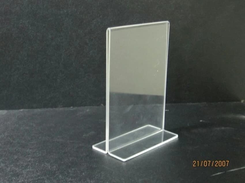 Free Standing Unit Acrylic Menu Holder