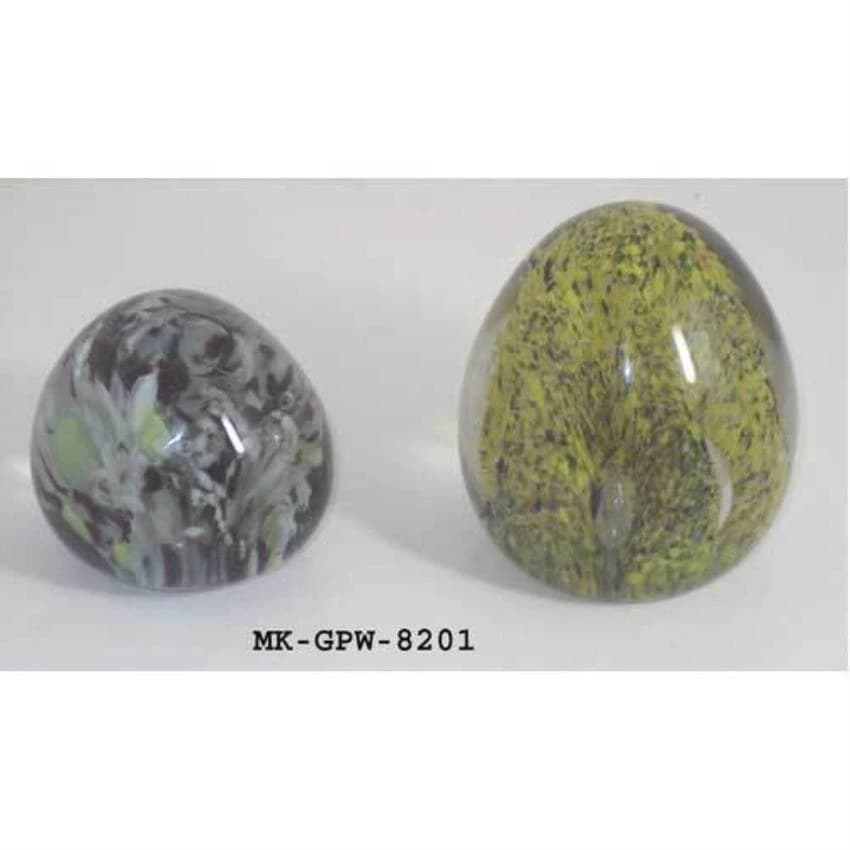 MKI Transparent Glass Paperweights, For Office, Size: Normal