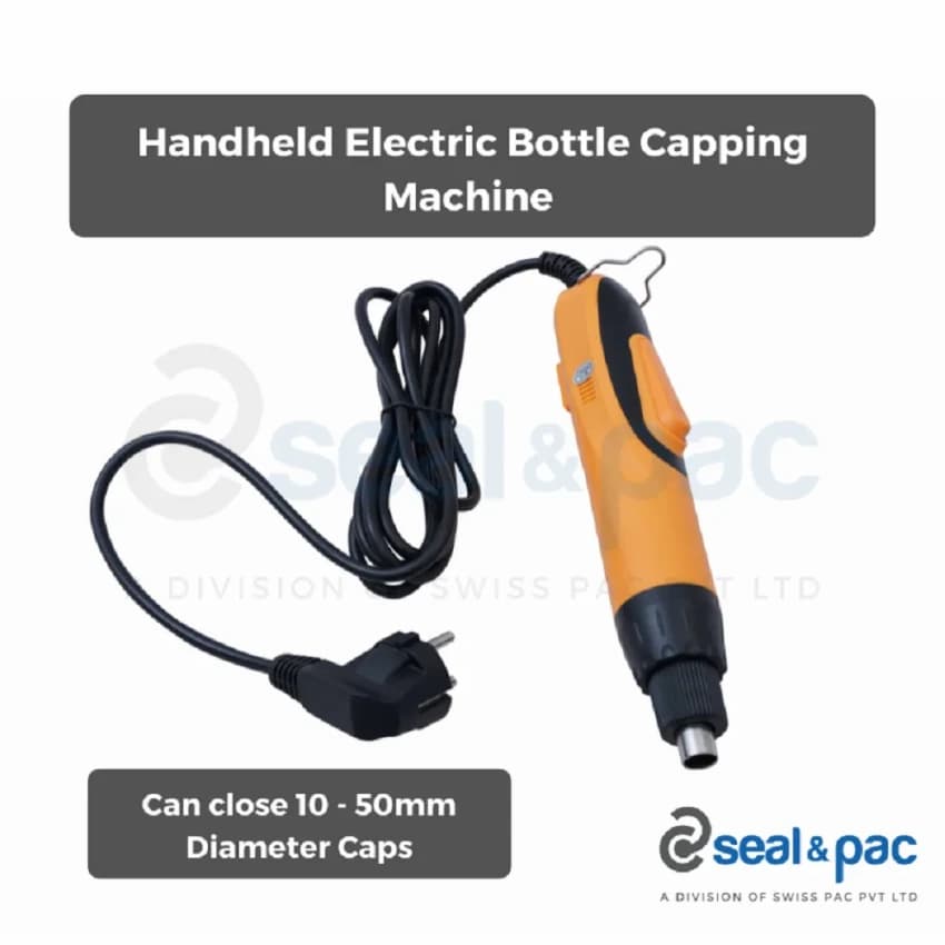Single Handheld Electric Bottle Capping Machine