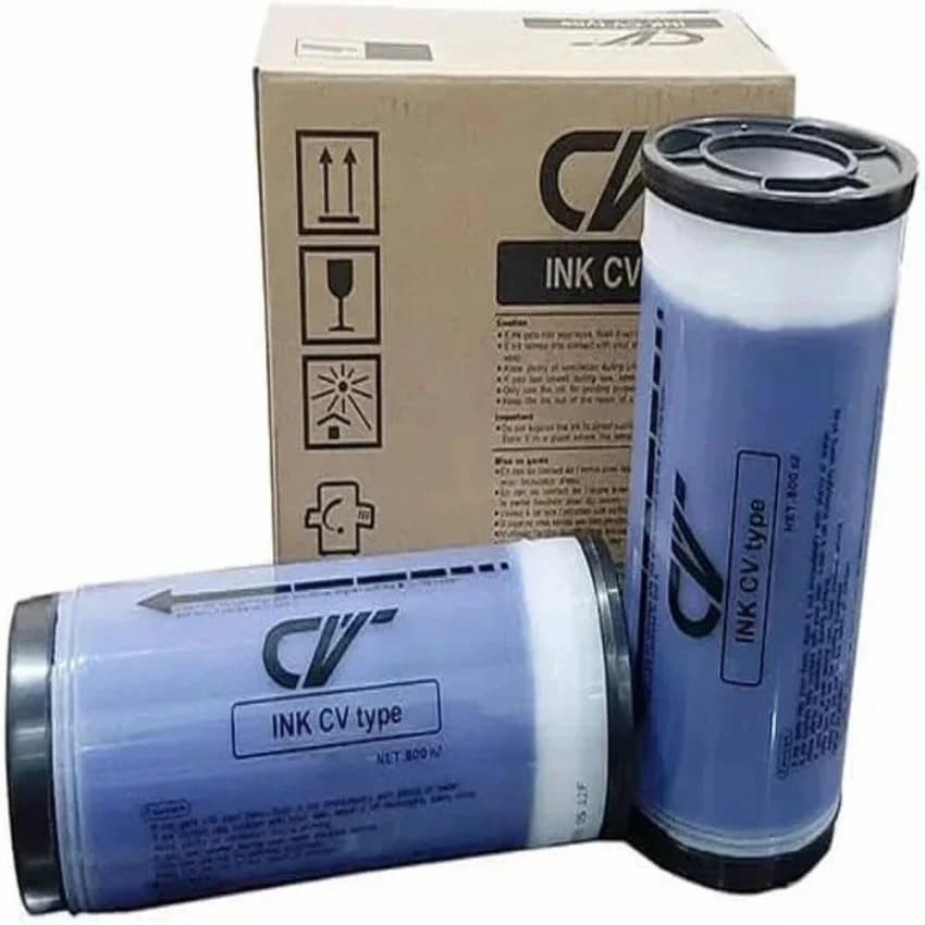 Compatible RISO CV/CZ 3230/3130/3030/180/100 Universal Blue Ink Bottle, Packaging Type: Packet