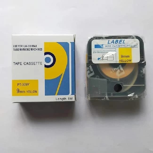 Compatible Max Letatwin LM-TP309Y Tape Yellow (9mm)