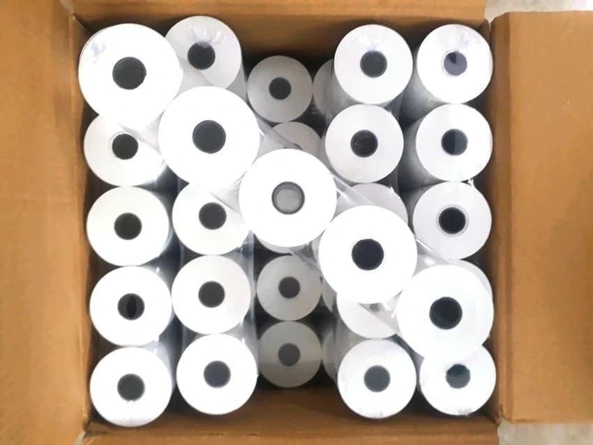 White And Yellow 90 X 11 Label Roll, Size: Standard