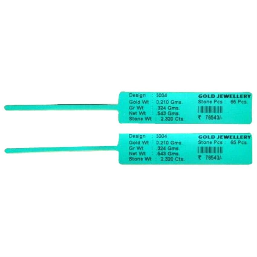 Green Jewellery Label, Packaging Type: Packet