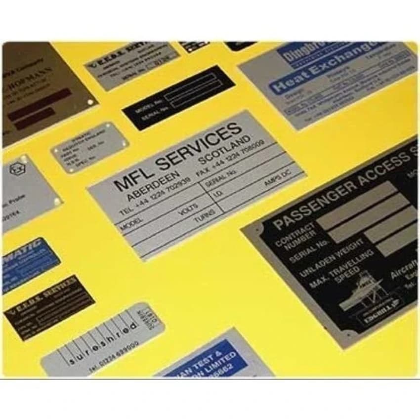 Aluminum Label