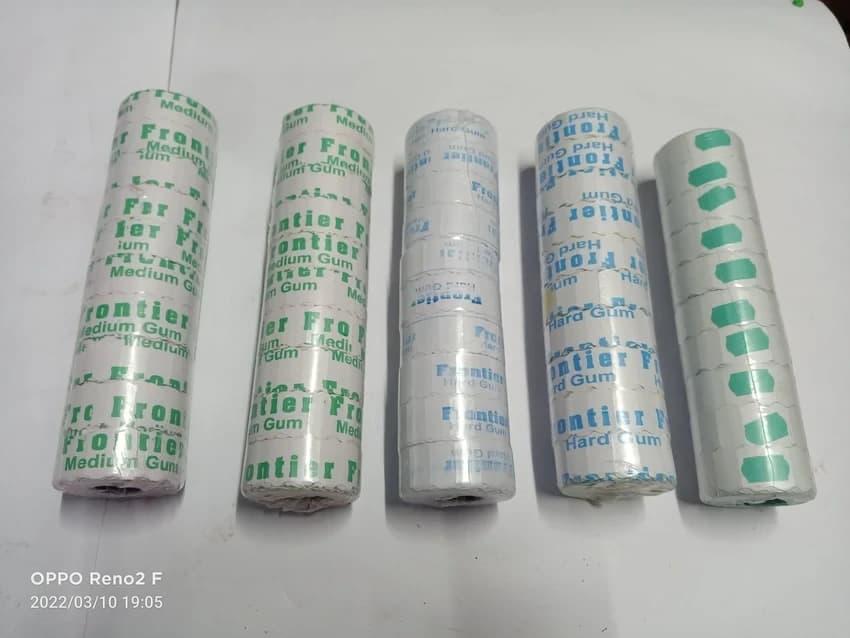 Multicolor Paper Sequintial Sticker Rolls For Garments