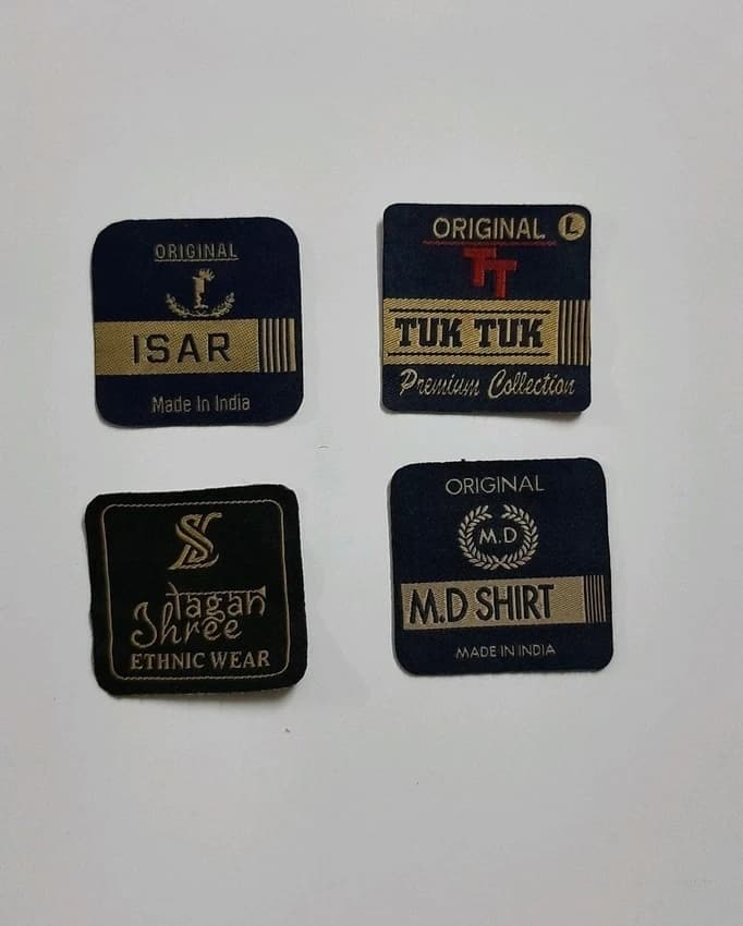 Garment Die Cut Label, Material: Woven
