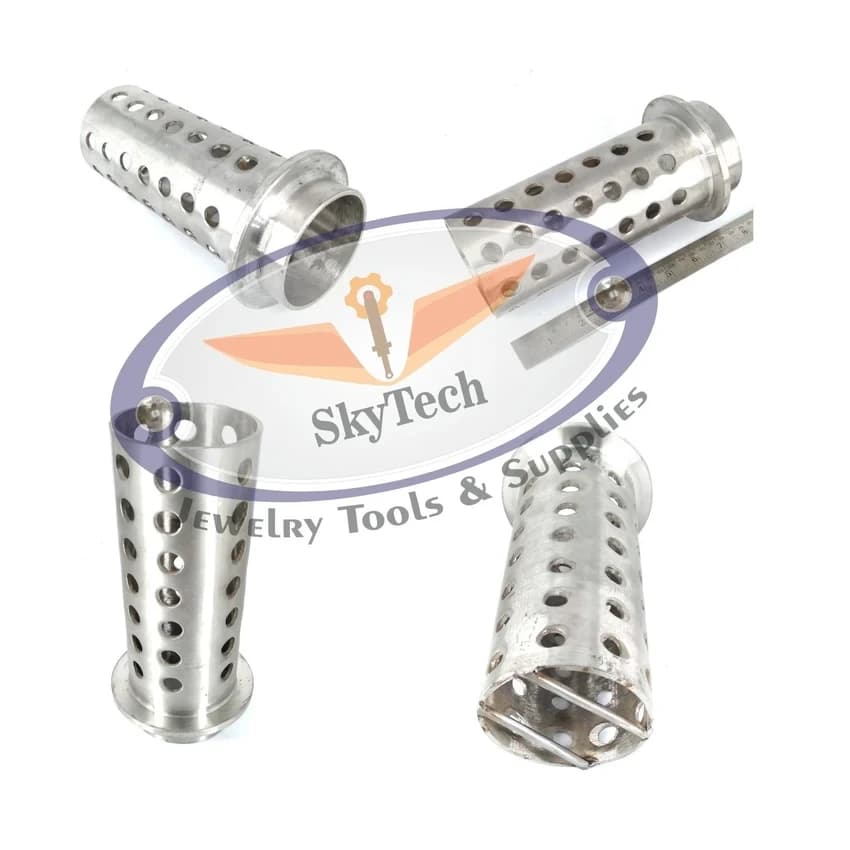 Silver Skytech - Stainless Steel Jewellery Perforated Casting Flask