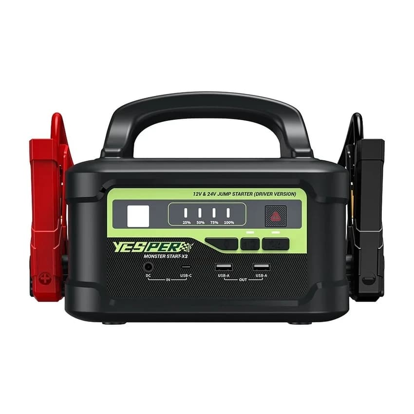 YESPER MONSTER X2 model 12v/24v jump starter high power 125500mAh portable car starter for 24V truck