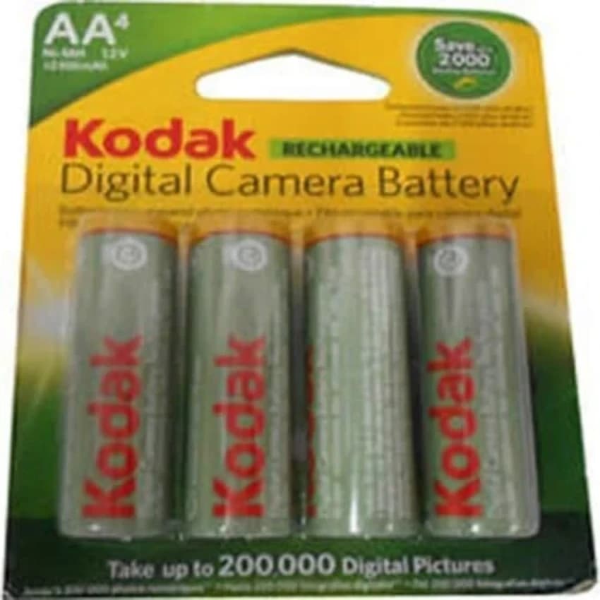 Kodak AA 2600 Mah Battery Nimh 1.2v Rechargeable Battery