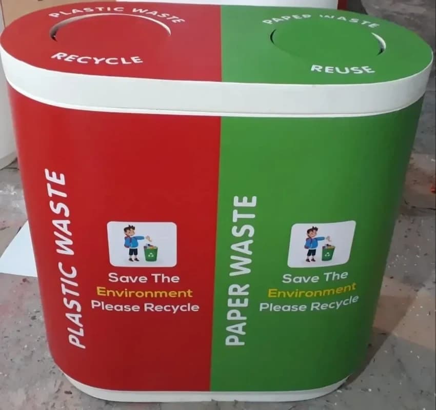 Penguin Fiber Dustbin, Capacity: 60 L
