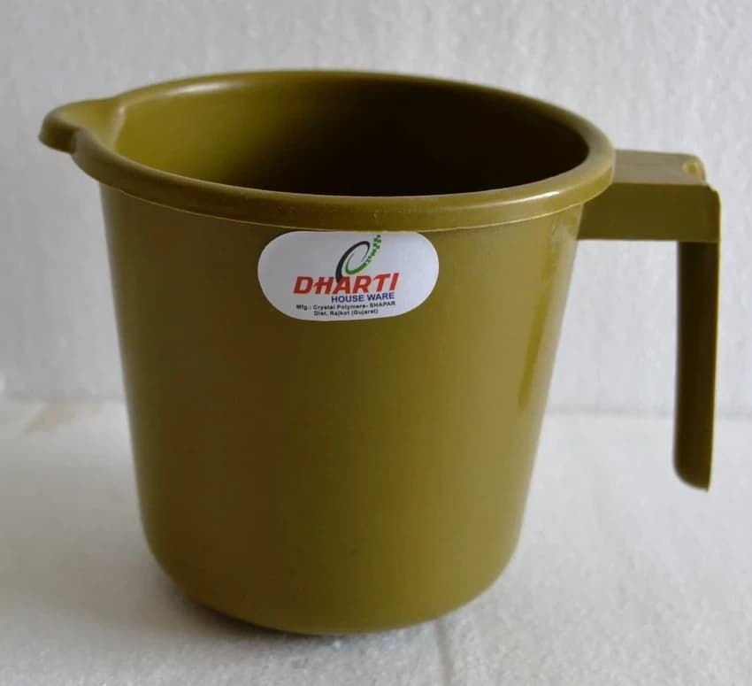 1 Litre Plastic Mug, For Bathroom