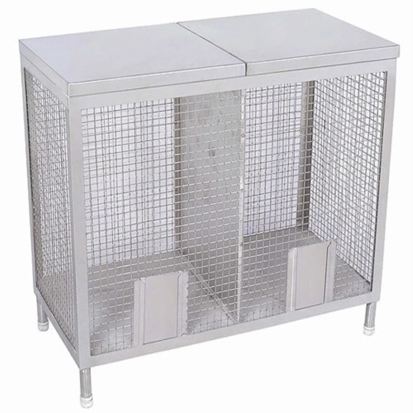 Silver Stainless Steel Onion Bin, For Kitchen