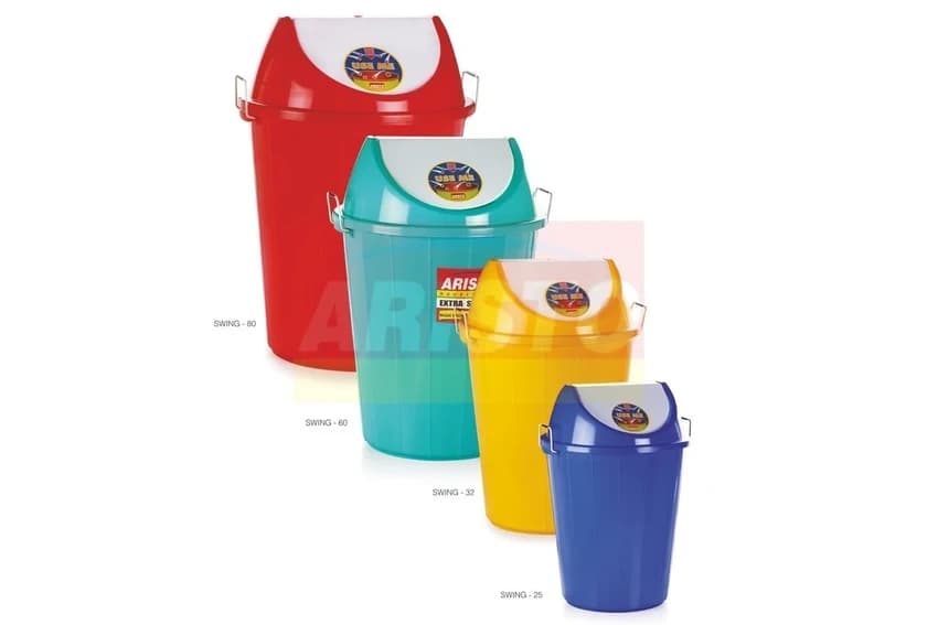 HDPE Plastic Swing Dustbin