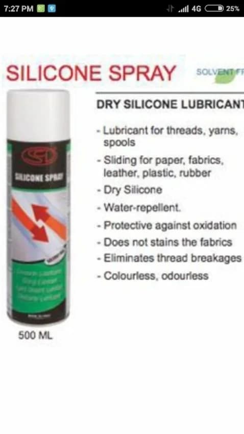Liquid Silicone Spray, For Industrial, Packaging Type: Bottle