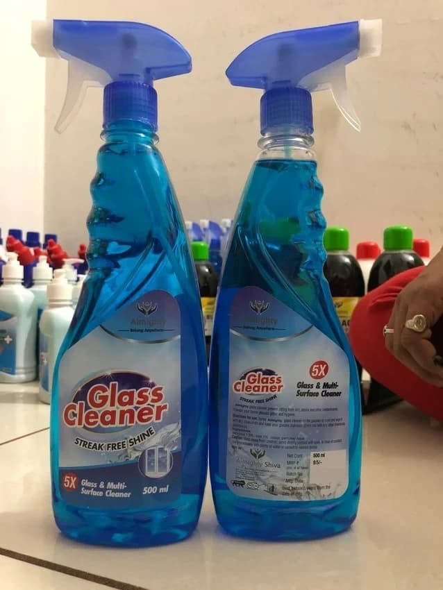 Almighty Trigger Spray Glass cleaner 500ml, Packaging Type: Bottle