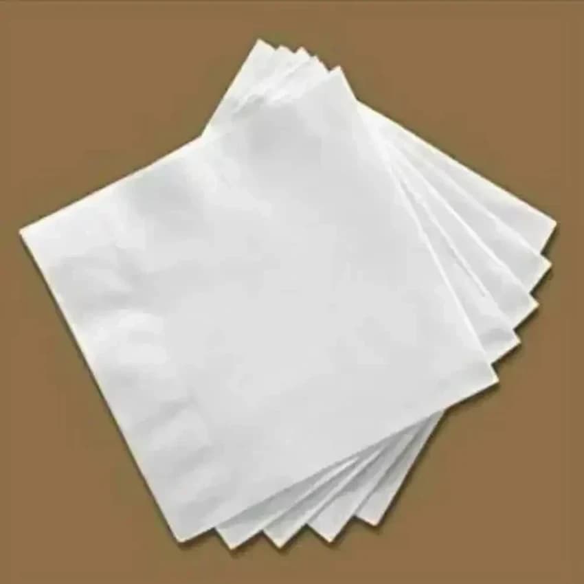 White Tissue Paper Napkin, 10x10 Cm