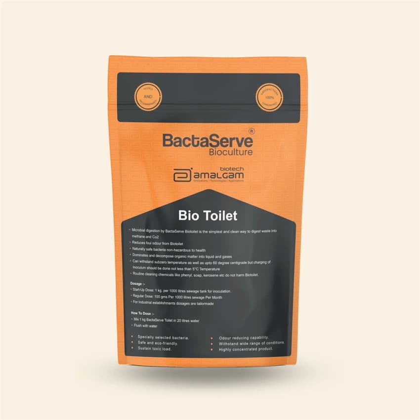 Powder BactaServe - BioToilet, (Sludge Degradation by Bacteria), For Industrial, Packaging Type: Packet