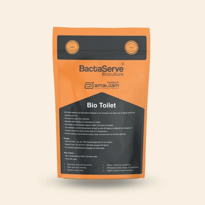 Powder BactaServe - BioToilet, (Sludge Degradation by Bacteria), For Industrial, Packaging Type: Packet