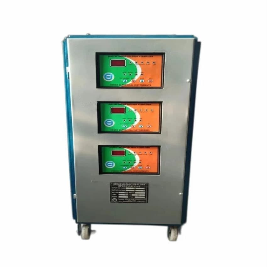 25KVA Digital Air Cooled Servo Stabilizers, For Industrial, 30 KVA