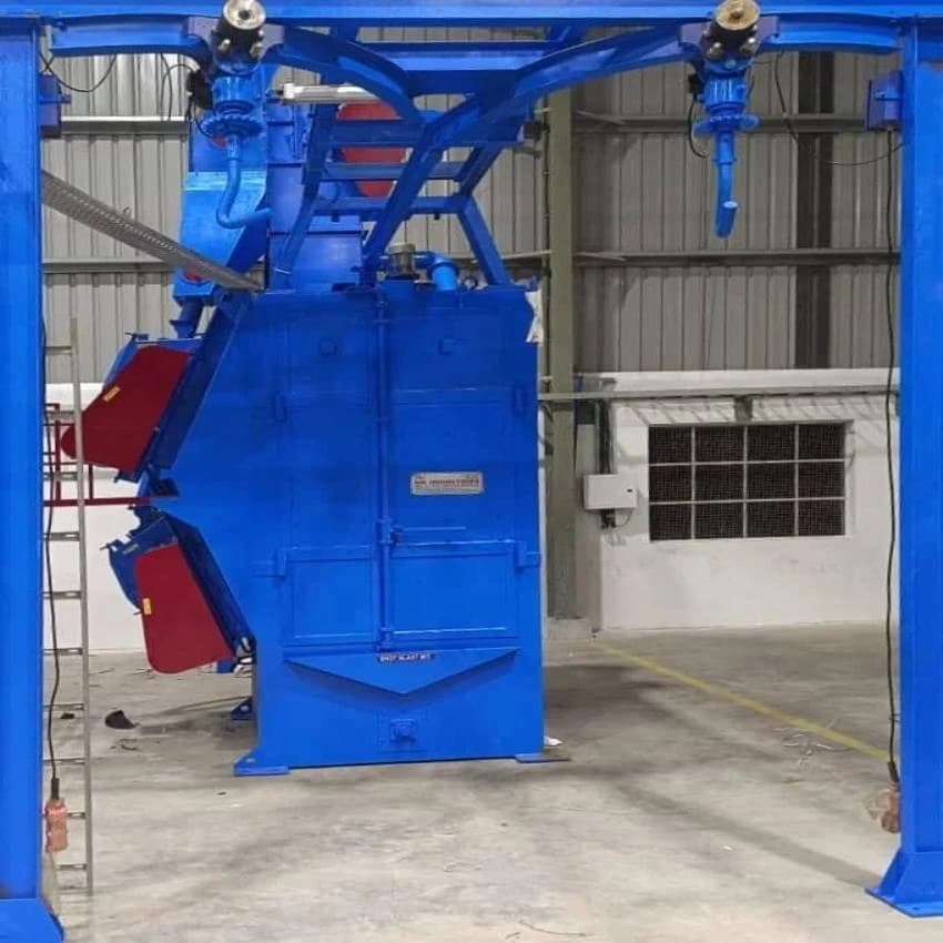 Double Door R k industries Y Hanger Type Shot Blasting Machine